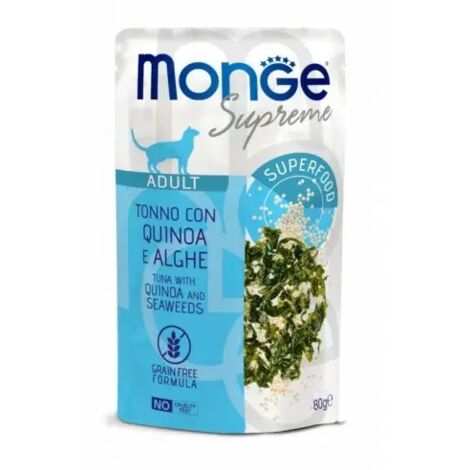 Monge Supreme Adult Cat Tonno con Quinoa e Alghe 80g