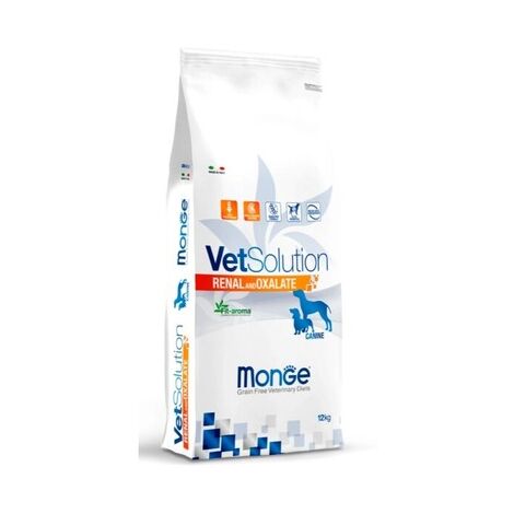 MONGE Vetsolution Dog rénale KG. 12 aliments séchés pour les chiens