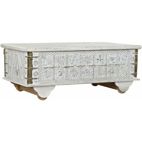 Mongo Metall Metall Tabelle 115x60x45 Weißer Dippe Material Metall Mango Multicolor -Farbfamilie Bassetische Details Details