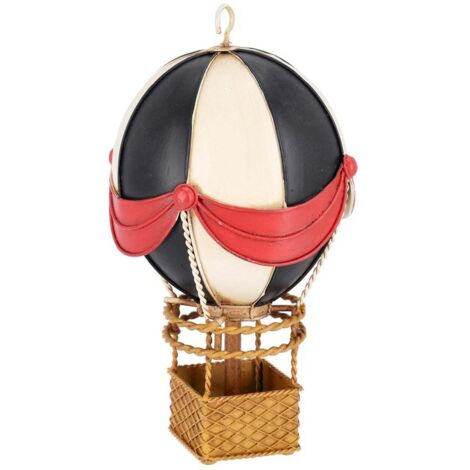 Mongolfiera decorativa "Noelle" in metallo per decorazione di Natale -Regali / 66 cm