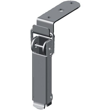 Monin – Grenouillère à levier 7006 45x122mm – Acier zingué – Système de verrouillage à bille – Pour portes et fenêtres