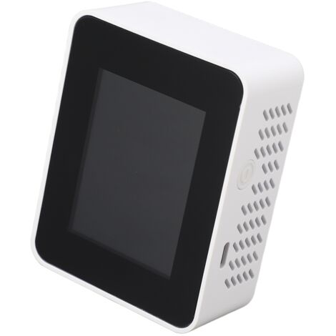 Moniteur Air 5 en 1 Portable - Détecteur CO2, HCHO, TVOC, Température et Humidité avec Alimentation sur Piles