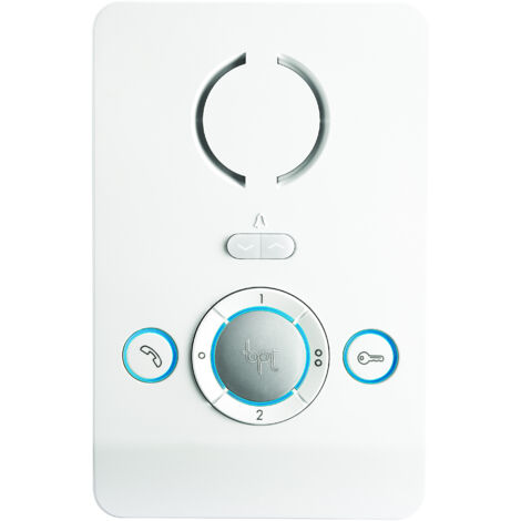 Moniteur audio mains libres avec vision nocturne – Interphone pour maison – Alimentation électrique par câblage – 60540010