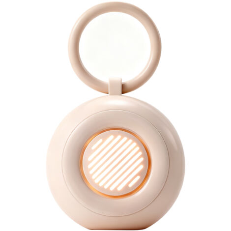 Moniteur bébé intelligent avec IA détectant les pleurs, 15 berceuses apaisantes et bruit blanc rechargeable (Blanc)