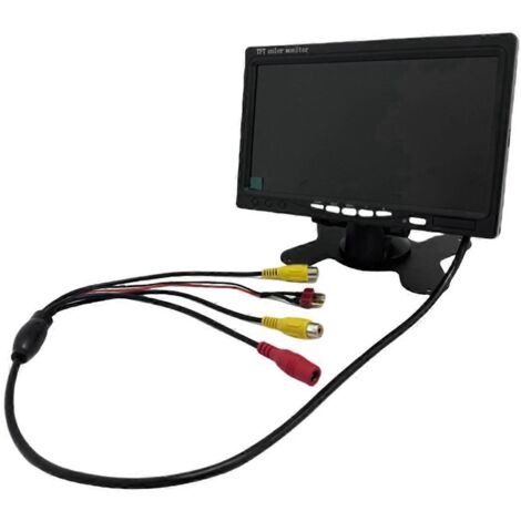 Moniteur couleur LCD FPV 7 pouces 800x480 Noir