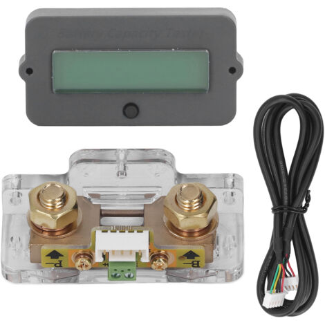 Moniteur de batterie étanche ABS Anti-inversion, câblage facile, compteur de tension pour la sécurité 80V 100A