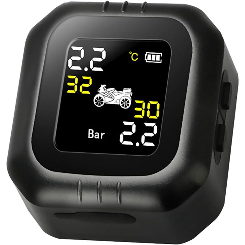 Moniteur de détection de pression des pneus de moto, détecteur de pression des pneus de locomotive, alarme de pression des pneus de haute précision