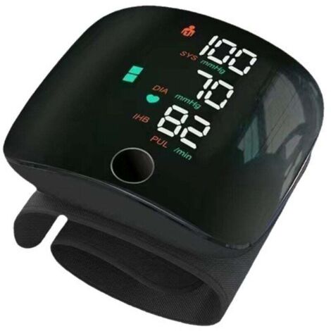 Moniteur de pression artérielle automatique et précis - Grand écran LCD - Bracelet réglable avec fonction mémoire - Pour la maison et les voyages