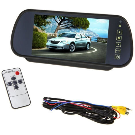 Moniteur De Rétroviseur 7" Bluetooth Mains Libres écran Tactile Usb Sd Mp5
