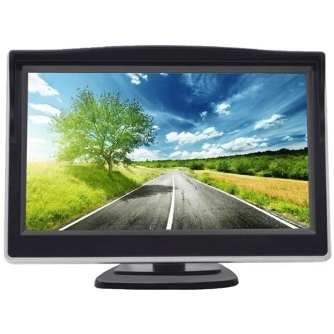 Moniteur de voiture IPS AHD 5 pouces, 800480 P HD , vision nocturne, marche arrière, kit de 12 V-24 V pour voiture SUV MPV