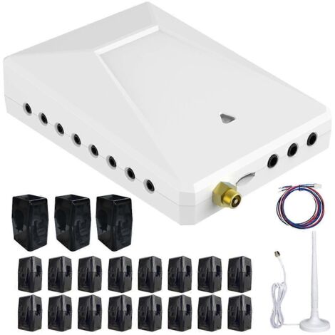 Moniteur d'énergie Tuya Wifi 200A triphasé à 4 fils avec circuit 50A