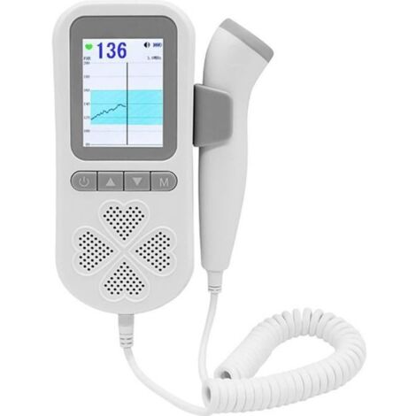 Moniteur Fœtal - FANTEC - Détecteur de rythme cardiaque - LED - Batterie - Femme