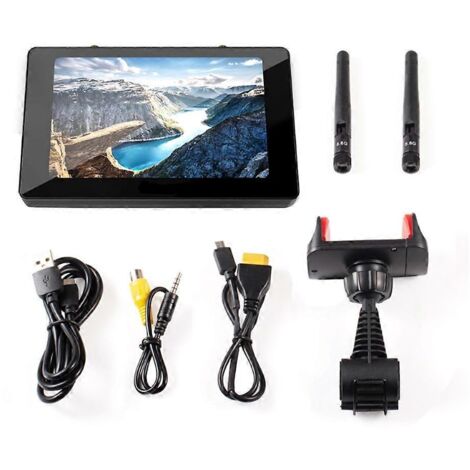 Moniteur FPV 5 pouces, récepteur diversité 5,8 GHz 40 canaux