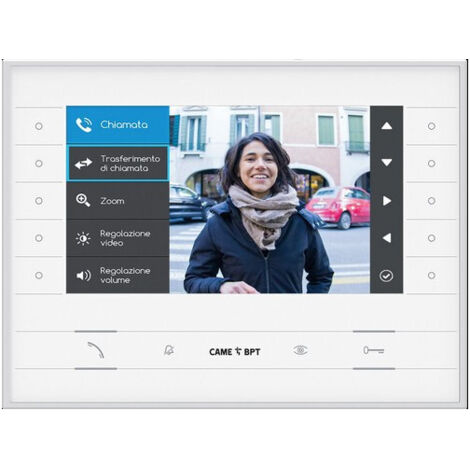 Moniteur FUTURA X1 WH BF Vidéo 7" Couleur main libre CAME 62100590