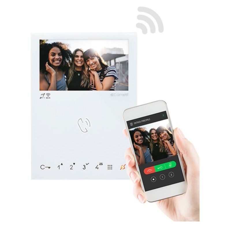 Comelit - Moniteur mini secteur libres wi-fi bm SB2 - 6741W/BM