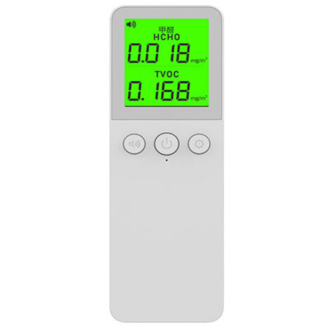 Moniteur portable de qualité de l'air pour la maison - Testeur de formaldéhyde multifonctionnel - Analyseur d'air