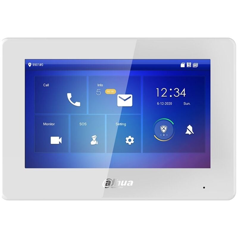 Dahua - Moniteur vidéo ip tactile 7' 2 fils