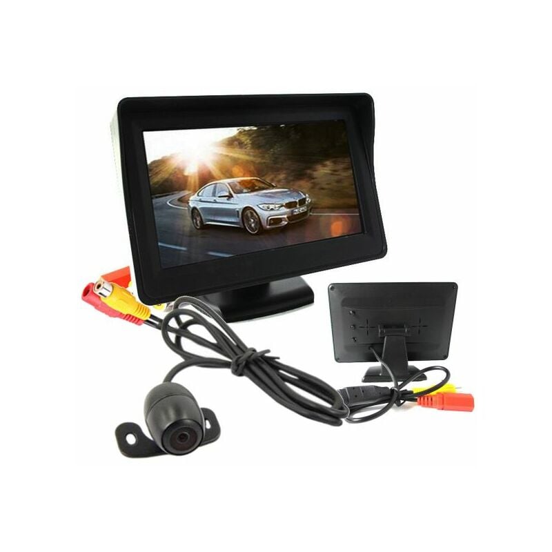 Monitor 4.3 kit Telecamera Retromarcia Auto Retrocamera Camper telecamera staff