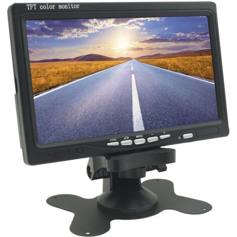 Monitor 7 Pollici TFT LCD A Colori Con Telecomando Per Auto Camper Casa