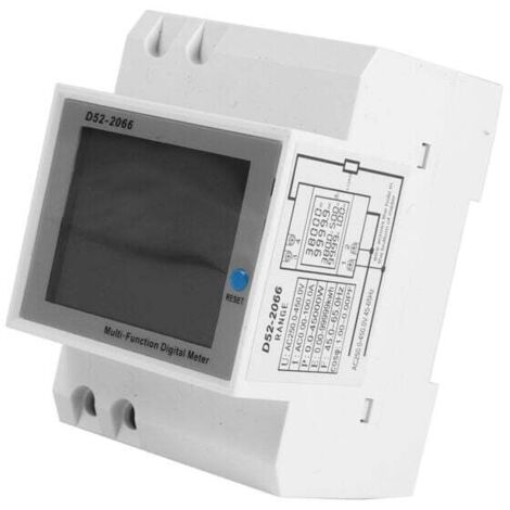 Monitor AC su guida DIN 6IN1 250-450V 100A Tensione Corrente Fattore di potenza