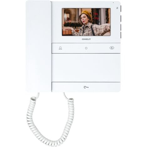 Monitor con cornetta Comelit People a colori per videocitofono 4,3 PL6701