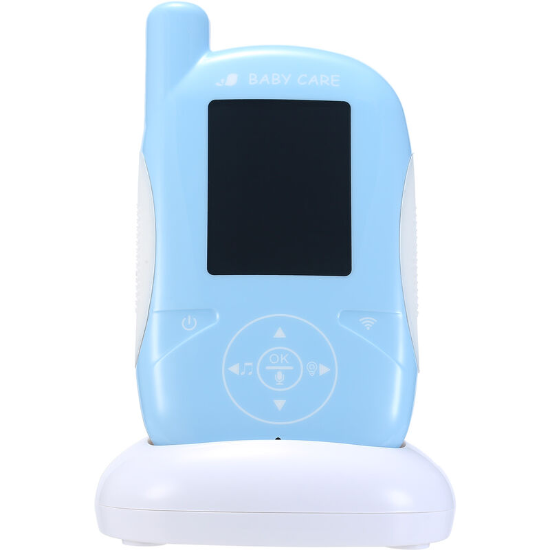 

Asupermall - Monitor de bebe inalambrico de 2.4in 2.4GHz + Soporte de camara Emparejamiento automatico Plug and Play 2 v¨ªas Charla IR Vista nocturna