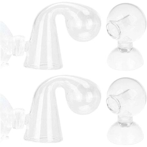 Monitor de CO2 para acuario KZQ, kit de prueba de 4 piezas con ventosa, reutilizable y eficiente para medir la concentración de CO2 en acuarios. Accesorios para acuarios.