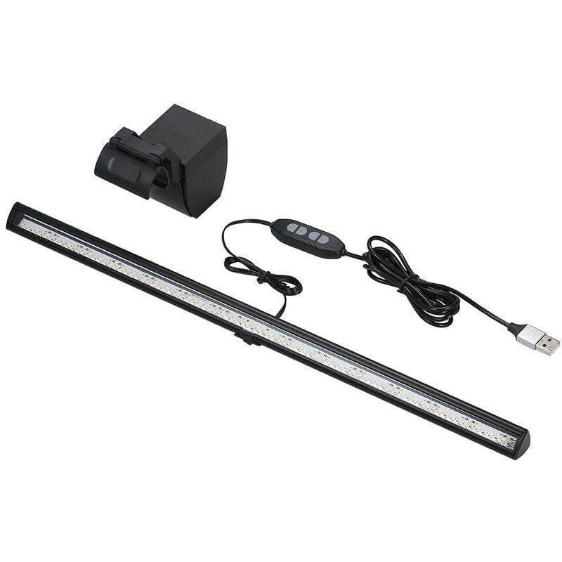 

Happyshopping - Monitor de computadora alimentado por USB Lampara de barra de pantalla Luz LED de lectura electronica que cuidan los ojos Luz de 10