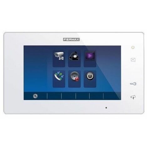 Monitor digital 7" táctil con grabación de vídeos y 20 melodías personalizables