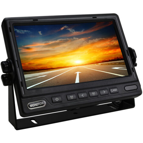 Monitor LCD  7" 1024x600 Camaras Aparcamiento