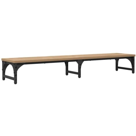 Monitor Stand Artisan Oak 105 x 23 x 15.5 cm Engineered Wood vidaXL