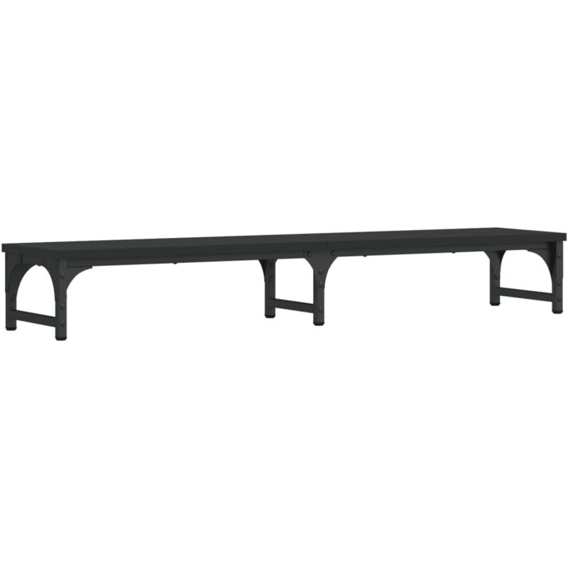 Monitor Stand Black 105x23x15.5 Cm Engineered Wood Vidaxl