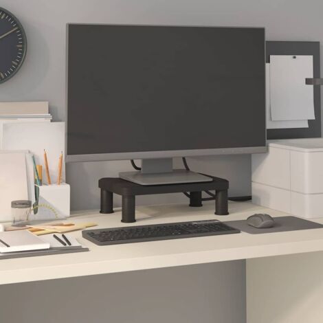 Monitor Stand Black 38x24x10.5 cm vidaXL