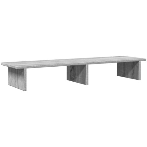 Monitor Stand Grey Sonoma 100x27x15 cm Engineered Wood vidaXL