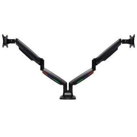 Monitorschwenkarm SmartFit® One-Touch 2 x 9kg Aluminium/Stahl/Kunststoff schwarz