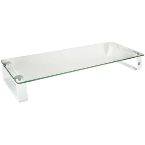 Monitorständer Logilink Glas transparent 560x210 mm