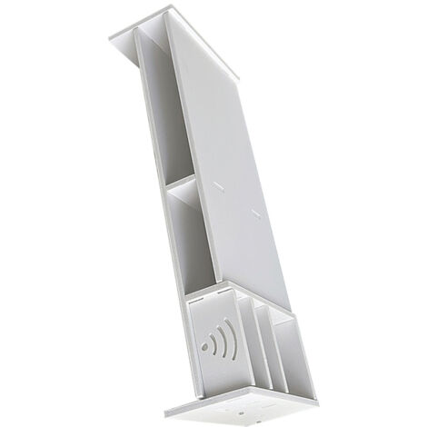 Monitorständer mit Ablagefach für den Schreibtisch – 49 x 19,6 x 10 cm – PVC-Holz