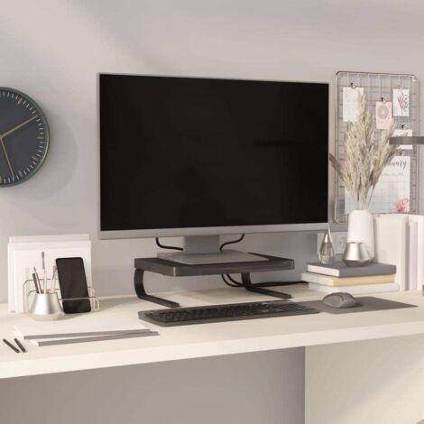 Monitorständer Schwarz 37x28x11,5 cm vidaXL