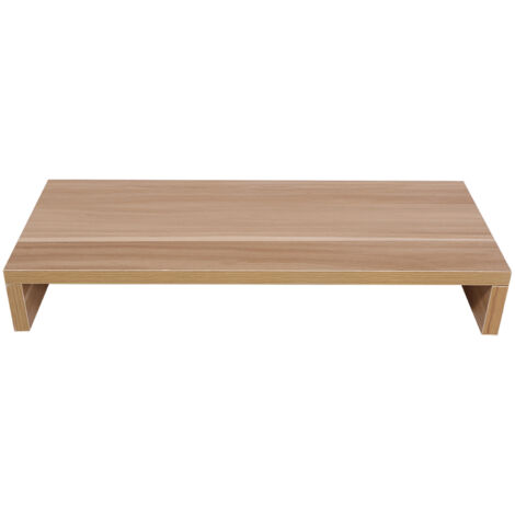 Monitorstnder aus Holz, PC-LED-LCD-Computermonitor-Riser, Desktop-Organizer, Display-Halterung aus Holz
