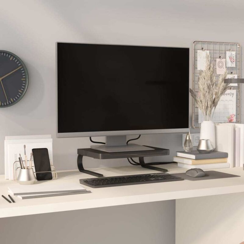 Monitorständer Schwarz 37x28x11, 5 Cm Vidaxl