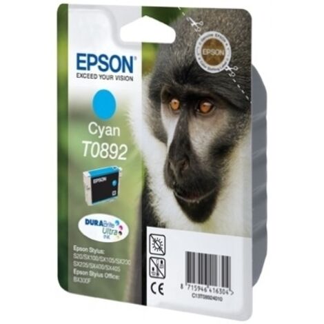 Monkey Singlepack Cyan T0892 DURABrite Ultra Ink