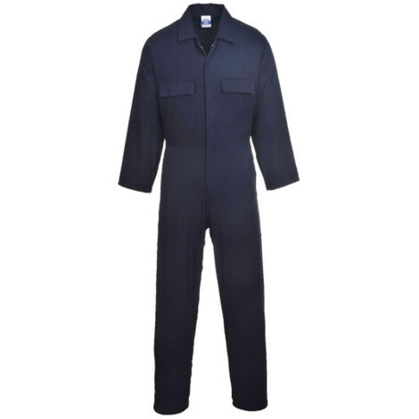 Mono de Algodón Euro Work: Cómodo y Funcional para Usos Variados / Azul marino / L