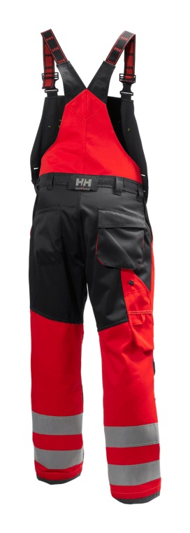 

Helly Hansen Workwear - Mono de alta visibilidad Alna Bib Helly Hansen 77510 | C48 - Rojo / Gris carbón