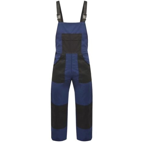 vidaXL Kids Overalls Uniforms Contractor Working Trousers Size 158/164 Grey 
