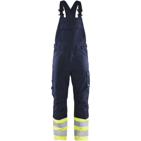 Mono de trabajo ignífugo inherente STEEL 2605 - Azul marino/Amarillo 50