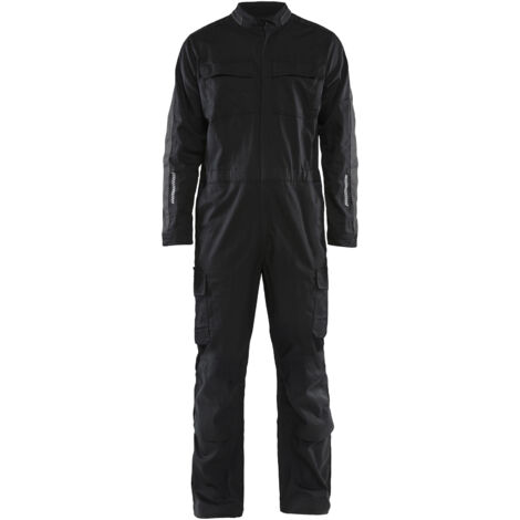 Mono de trabajo industrial elástico 2D 6144 - Negro/Gris oscuro 40