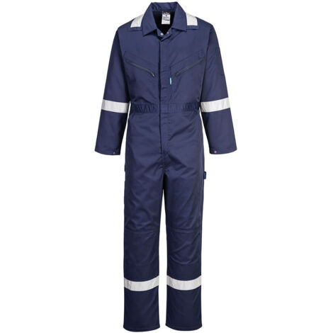 Mono de Trabajo Iona: Seguridad y Confort / Azul marino / XL