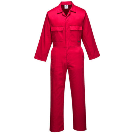 Mono laboral Euro Work cintura trasera elástica Regular S999 XXL Rojo