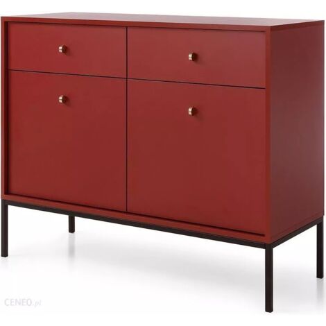 MONO MKSZ104 Credenza con 2 cassetti 104 cm Bordeaux