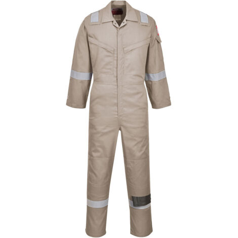 Mono super-ligero y resistente a la llama para industria offshore / Caqui / XXXL